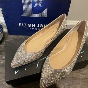 Betsey Johnson Rhinestone SB Jude Flats